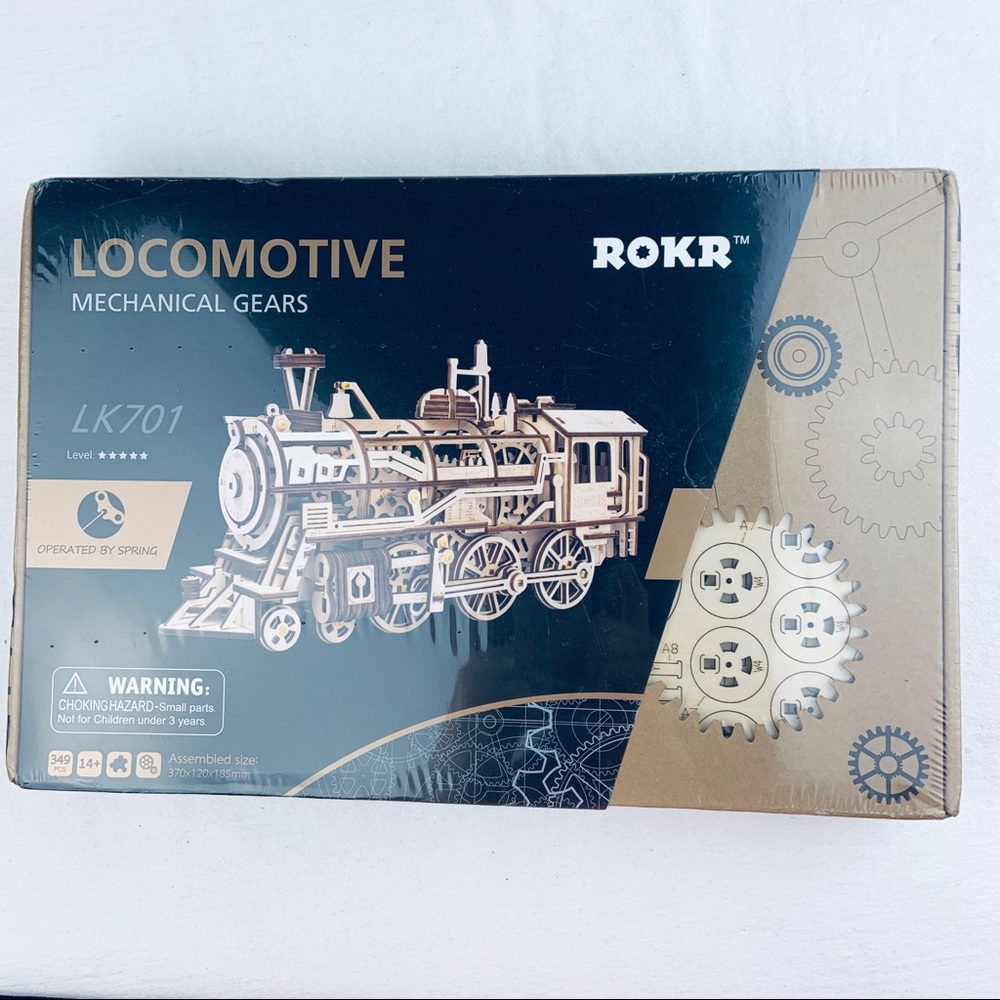 ROKR 3D Wooden Puzzle Locomotive LK701